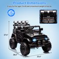 thumbnail image 2 of CazToi 12V Ride On Truck Car with Parent Remote Control, 2 of 9