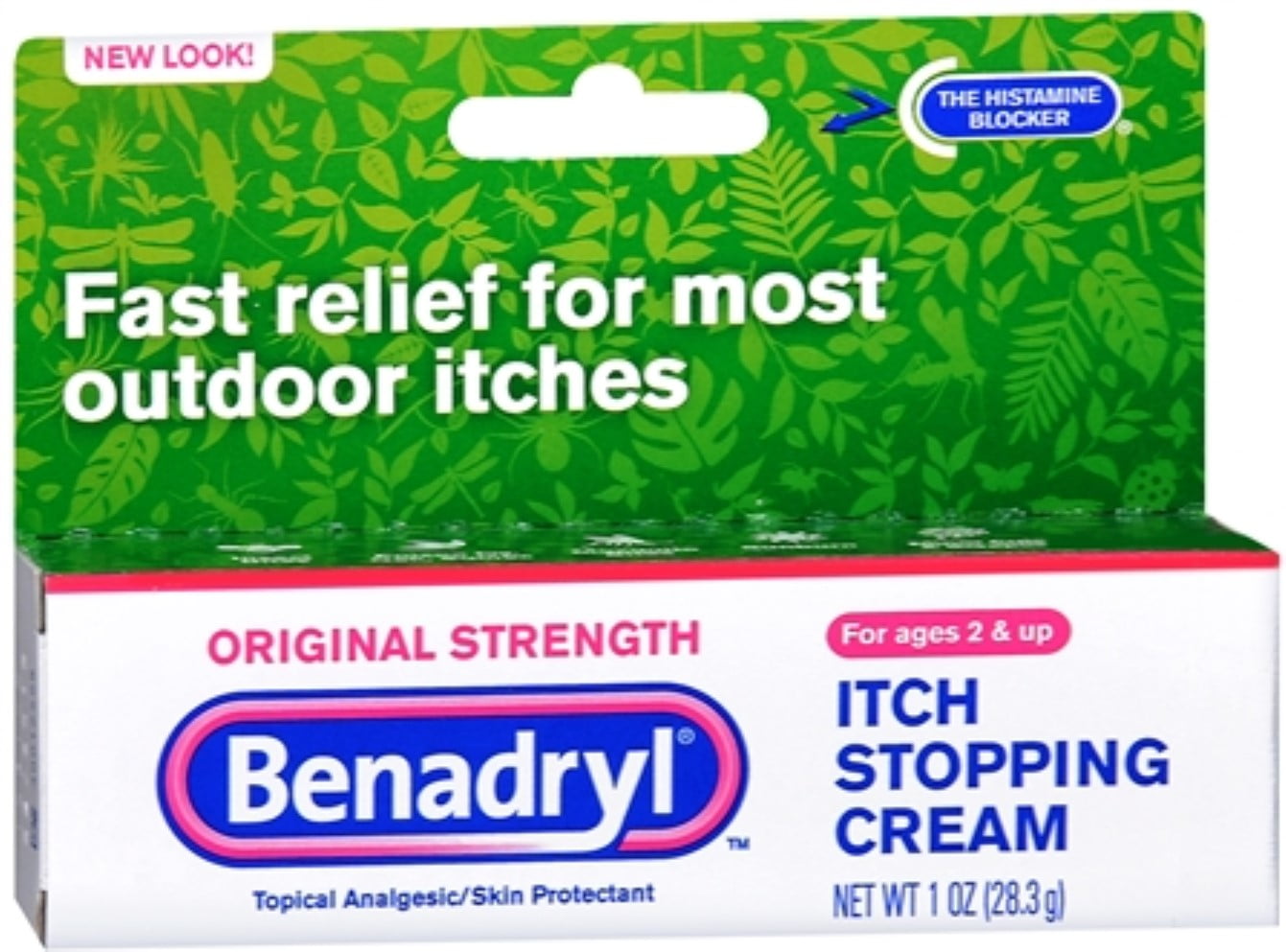 Benadryl Itch Stopping Cream Original Strength 1 oz (Pack of 2)