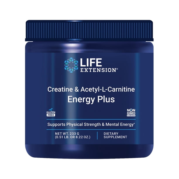 l carnitina vs creatina Supplement Life Extension Creatina Acetil-L-Carnitina Energy