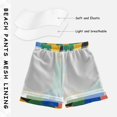 thumbnail image 3 of FORMRS Boys Swim Trunks Quick Dry Mesh Liner Boardshorts Sizes XS-XL, Abstract Plants, 3 of 7