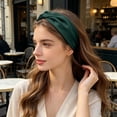 thumbnail image 2 of Korean Style Satin Headband for Washing Face Bathing Makeup Hair Elastic Band, 2 of 4