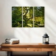 thumbnail image 2 of Elephant Stock Japanese Maple Garden Wall Art - Horizontal Multi Panel Canvas - Lobby Wall Decor - Floral And Botanical Multi Panel - Green And Brown Decor - 23" x 14", 2 of 4