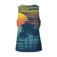 thumbnail image 5 of Gaeub Palm Trees Men's Athletic Tank Top, Workout Sleeveless Shirts, Running Tank Tops for Gym, Running, Training - X-Large, 5 of 9