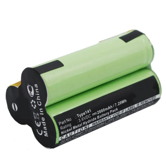 Batteries N Accessories BNA-WB-H6701 Vacuum Cleaners Battery - Ni-MH, 3.6V, 2000 mAh, Ultra High Capacity Battery - Replacement for AEG Type141 Battery