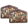 2PCS Puzzle With Wood Burned Design, Wooden Puzzles Game For Kids