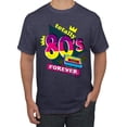 thumbnail image 1 of Totally 80's Forever Vintage Men's Graphic T-Shirt, Vintage Heather Navy, XX-Large, 1 of 5