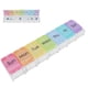 thumbnail image 5 of Estuche de medicina semanal, caja organizadora de pastillas semanal, organizador de vitaminas, caja de medicina portátil, integración perfecta, 5 of 12