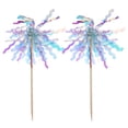 thumbnail image 1 of 2 Pieces of Colorful Raindrop Cake Card Inserts Blue, 1 of 8