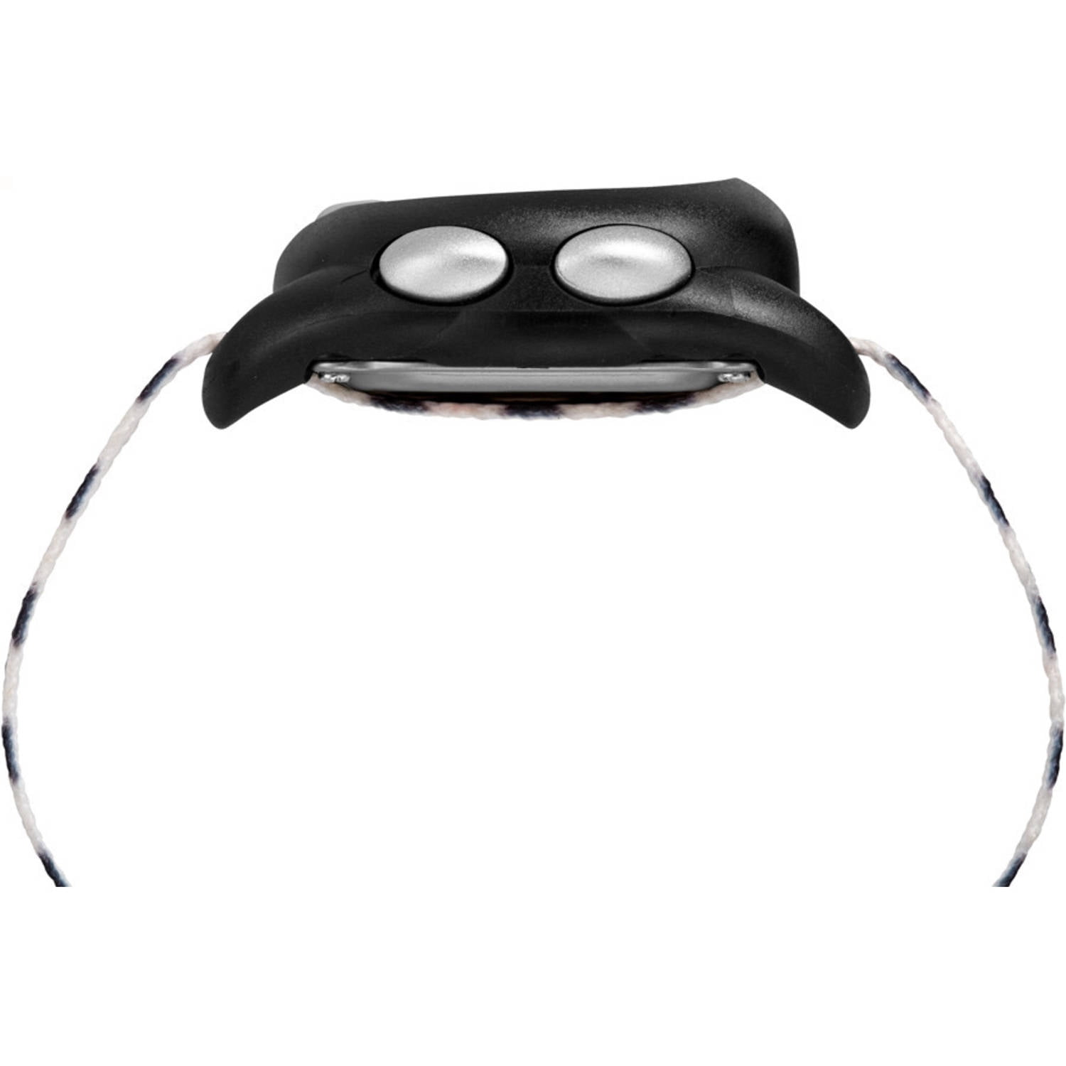 Boys Time Machines Digital Black/Green Watch, Fabric Strap