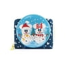 Loungefly X Disney Mickey & Minnie Snow Globe Zip Around Wallet