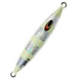 thumbnail image 2 of 5.5" tuna jigs,300g saltwater jigging lures, 3 pcs Silver Zebra Glow, for trolling & jigging, includes wire-through design, ideal for offshore tuna fishing, 2 of 9