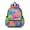 Geometric Wave Blue, variant on Black and Gold Marble Pattern Backpack for School, Cute School Bag with Adjustable Shoulder Straps and Padded Back, 13.4"x11"x4.7"