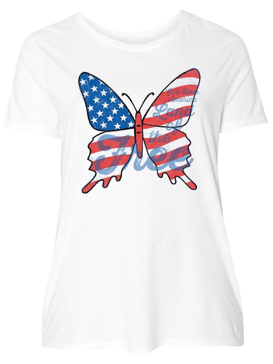 women's plus size patriotic t shirts
