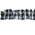 thumbnail image 5 of Big Buffalo Checkered Poplin Curtain Sleeve Topper Window Treatment, 5 of 10
