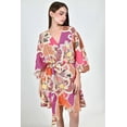 thumbnail image 4 of Vestido tipo kimono multicolor Roman Fashion /Juvenil, 11073 (Multicolor) multicolor CH, 4 of 5