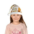 thumbnail image 5 of Cauagu Autumn Forest Animals Pattern Christmas Hat for Kids,Xmas Holiday Hat Santa Hat for Boys & Girls Festive Headwear Accessories for Christmas/New Year/Holiday, 5 of 6