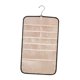 thumbnail image 5 of Organizador colgante de joyería, rollo de joyería con gancho, bolsa de almacenamiento de doble cara a la moda para exhibir colgantes para el hogar, Pequeño, 5 of 8