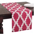 thumbnail image 4 of Fennco Styles Yasmina Moroccan Linen-cotton Table Runner 16 x 72 Inch - Geometric Table Cover for Home Decor, Dining Room, Banquets, Everyday Use and Special Occasion, 4 of 4