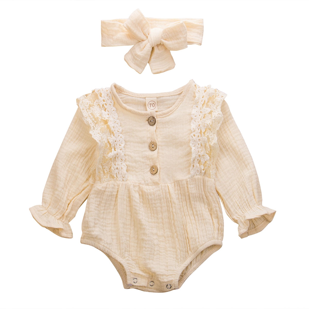 US Kids Toddler Baby Girl Bodysuit Romper Jumpsuit Playsuit Sunsuit Clothes Set 