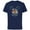 Navy, variant on Disney Mickey & Friends Fireworks Vacation Family Trip 2024 - Short Sleeve Cotton T-Shirt for Adults - Customized-Charcoal