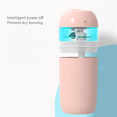 thumbnail image 3 of Mini humidificador ultrasónico personal de aire de 420 ml, difusor de aroma de vapor frío con luz LED Rosado, 3 of 7