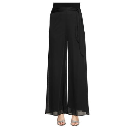 Mesh Wide-Leg Pants
