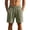 AAB27-Army Green, variant on VV AVEORS Men'S Cotton Linen Shorts 2026 Summer Casual Elastic Waist Drawstring Beach Vacation Gym Yoga Golf Shorts With Pockets White 2XL