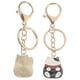 thumbnail image 2 of KAKOWELY 2 llaveros de gato de la suerte japonés, llavero de gato de la suerte, colgantes decorativos para bolsas., 2 of 5