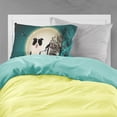 thumbnail image 2 of Halloween Scary Border Collie Black White Fabric Standard Pillowcase, 2 of 2