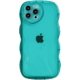 thumbnail image 1 of Para iPhone 13 Pro Max Case 6.7 ", lindo estuche transparente de amor, con marco de cámara de corazón de amor borde ondulado transparente protección completa suave TPU a prueba de golpes teléfono, 1 of 5