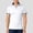 White, variant on Adult Mens Polo T Shirt Short Sleeve Button Tee Shirts Basic Navy Mens Dress Shirts