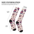 thumbnail image 2 of Picia rock Skull record Retro Printed Sports Compression Socks - 15-20mmHg Graduated Compression, High-Performance Soft and Breathable Socks for Men and Women, 2 of 5