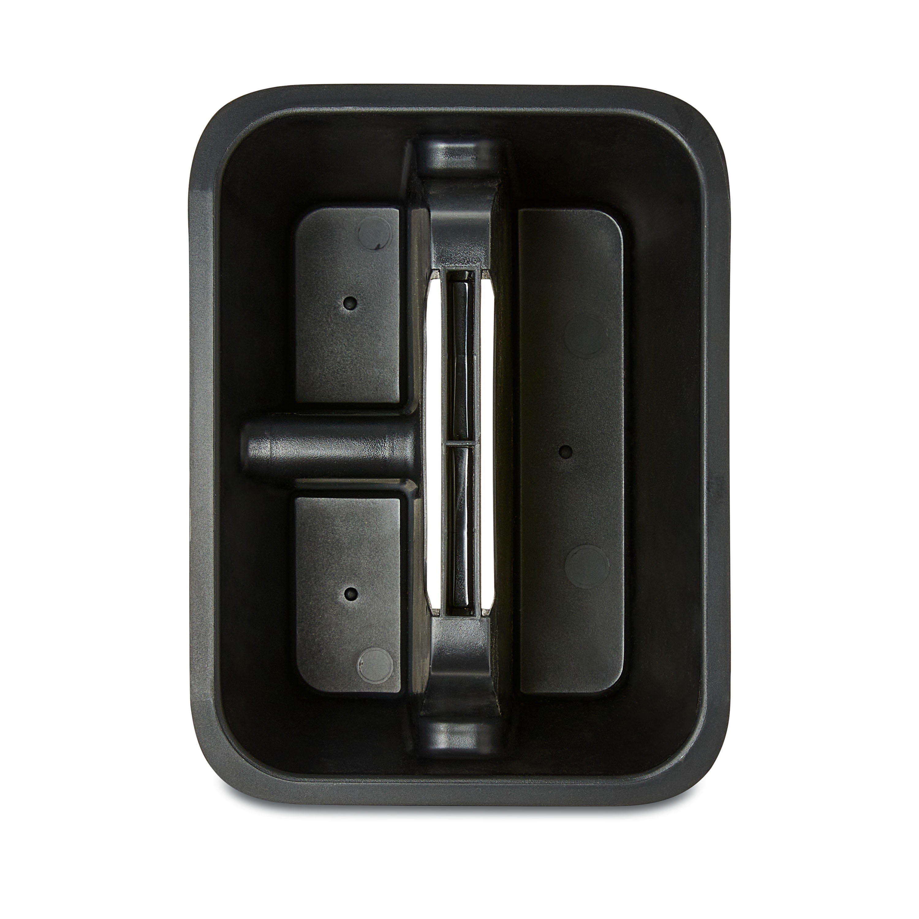 Pen+Gear Mini Plastic Caddy, Desktop Craft and Hobby Organizer, Black, 12- Pack 