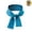 Blue, variant on Dog Cooling Neck Bandana, Reusable Pet Cool Ice Collar Scarf with Snap Buttons, Breathable Mesh Pet Cool Down Tie Scarf for Summer Walking Hiking, Multiple Colors for Small Medium Large Dogs