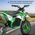 thumbnail image 2 of Fompes Electric Dirt Bike 7.5Ah Battery Ebike 36V Ride On Dirtbike 350W Motor Max Dirtbike 15.5MPH & 220LB Off-Road Motorcycle Comfortable Seat Cushion High-Performance Motor - Green, 2 of 17