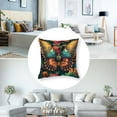 thumbnail image 5 of Set of 2 Butterflies Decorative Pillow Covers Vintage Butterfly Floral Throw Pillow Covers Abstract Colorful Flower Pillowcases Modern Square Cushion Cases Multiple specifications&nbsp;, 5 of 7