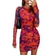 thumbnail image 1 of Vestido PRETTYGARDEN 2025 Mini de Manga Larga Tie Dye M, 1 of 8