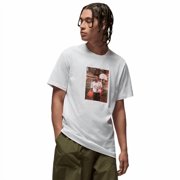 Jordan Air Men's Retro Photo Short Sleeve Graphic T Shirt (US, Alpha, Medium, Regular, Regular, White)