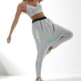 thumbnail image 2 of Pantalons Amples Mode Harlan Grande Taille pour Femmes Pantalons Décontractés Grande Taille Pantalons Longs Décontractés pour Femmes pour l'Été Pantalons de Travail Raccourcis pour Femmes Pantalons Décontractés Taille Haute pour Femmes, 2 of 5