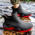 thumbnail image 2 of AUXDIQ Rain Boots Men Short Ankle Women Waterproof Rain Boots Outdoor Garden Shoes, 2 of 6