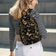 thumbnail image 5 of Disketp Modern Golden Butterfly Mochila de Lona Estampada, Mochila Escolar de Viaje Ligera para Estudiantes y Portátil-Medium, 5 of 5