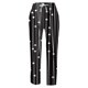 thumbnail image 3 of WILLBEST Pantalones Casuales para Mujer, Ligeros, de Verano, de Lino Estampado, con Cordón, Cintura Elástica, Pierna Recta y Bolsillos para Uso Diario. Extra Grande, 3 of 4