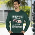 thumbnail image 3 of Christmas Sweatshirt, Merry Camping Flamingo Christmas Sweatshirt, Cute Bird Camper Holiday Jumper, Witty Outdoor Lover Gift for Women and Men, 3 of 5