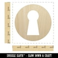 thumbnail image 2 of Keyhole Symbol Wood Shape Unfinished Piece Cutout Craft DIY Projects - 4.70 Inch Size - 1/4 Inch Thick, 2 of 7