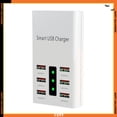 thumbnail image 1 of Cargador USB de 6 Polos 30W Blanco, 1 of 5