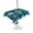 Blue, variant on Outdoor Tablecloth with Umbrella Hole for Patio/Picnic/Party/Camping, Pink Fishes Waterproof Table Cloth Rectangle Table Cover Washable, Cartoon Coastal Ocean Fish Striped (60"x 120")