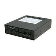 ICY DOCK 4 x 2.5 Inch SATA 6Gbps/SAS HDD/SSD Mobile Rack / Cage in 1 x 5.25 Inch bay - ToughArmor MB994SP-4S