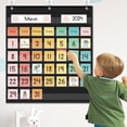 thumbnail image 4 of Calendario y gráfico de bolsillo EAMAY Rainbow Colorful para niños, 4 of 8