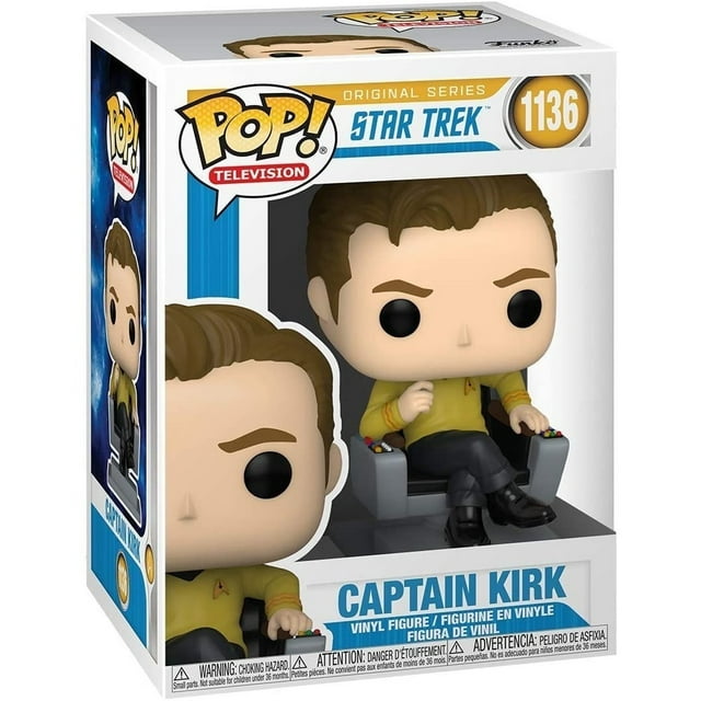 Funko Pop Star Trek - Captain Kirk In Chair #1136 Funko Funko Pop