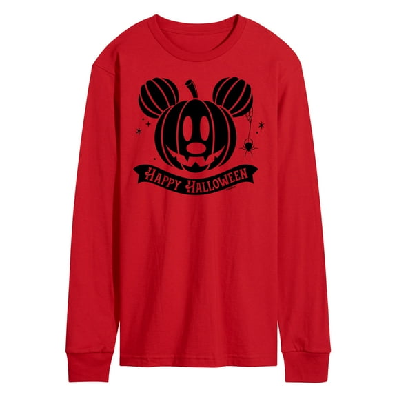 Mickey & Friends - Mickey Pumpkin - Men's Long Sleeve T-Shirt